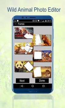 Wild Animal Photo Editor screenshot 3