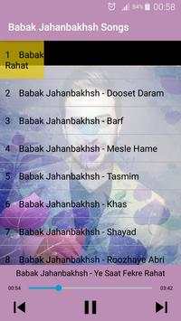 بابك جهانبخش بدون اينترنيت-Babak Jahanbakhsh Songs screenshot 1