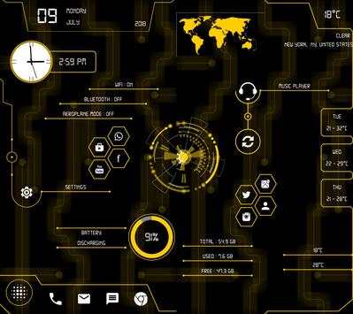 Hitech Scroll Launcher screenshot 2