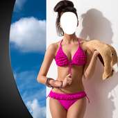 Bikini Girl Photo Montage logo