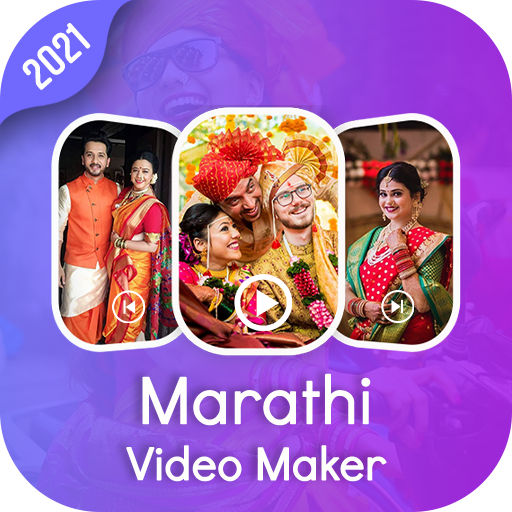 Marathi video maker - Marathi video status icon