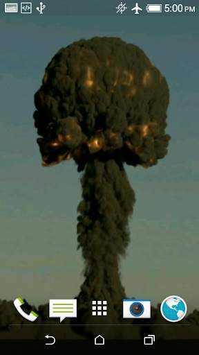Nuclear Bomb 3D Live Wallpaper screenshot 9