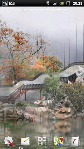 chinese garden live wallpaper screenshot 3