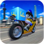 Bike Cargo Delivery Driver 3D icon
