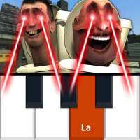 Skibidi toilet piano song logo