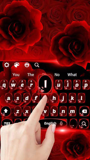 Beautiful Rose Keyboard Theme screenshot 3