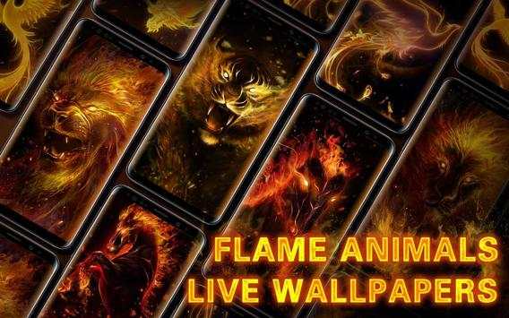 Flame animal live wallpapers screenshot 1
