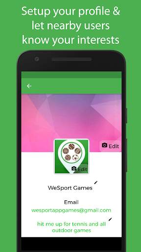 WeSport – Social Sport App screenshot 1