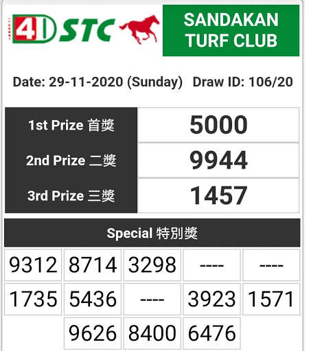 4D Live Draw Result screenshot 2