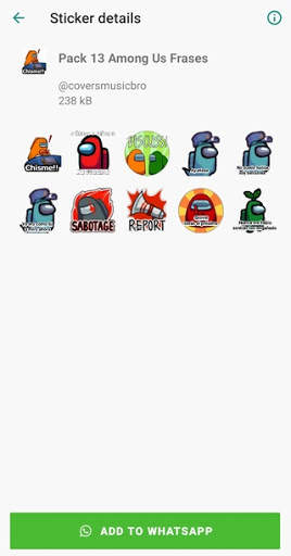 Stickers de Among Us para WhatSapp - WAStickers screenshot 15