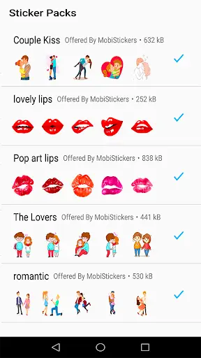 WAStickerApps Kiss For WhatsAp screenshot 3