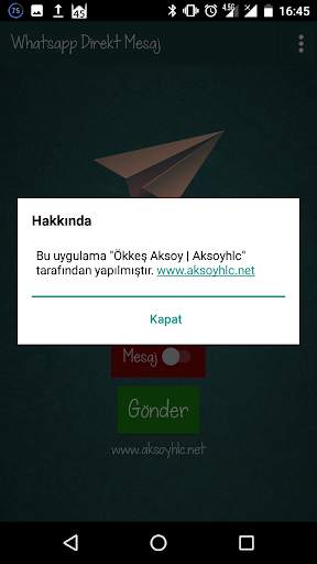 WP Direkt Mesaj Yollama screenshot 5