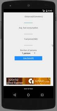 Trip calculator - NEW screenshot 2