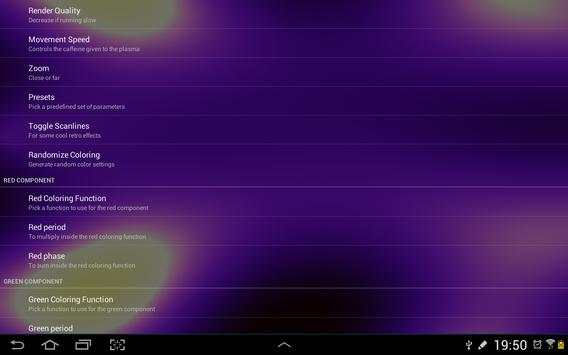 Plasma Fluid Live Wallpaper скриншот 3