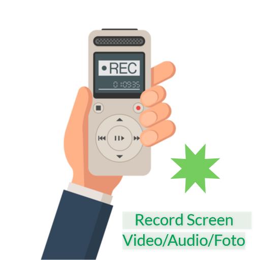 ikon Record Screen Video/Foto/Audio