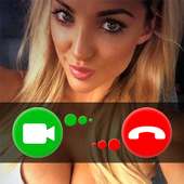 Fake video call from sexy girl (prank) logo