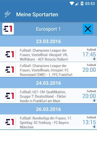Live Sport TV Programm screenshot 7