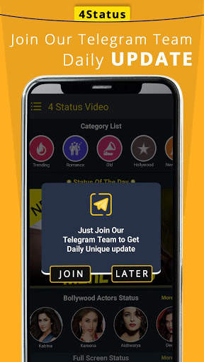 4Status – Best Hindi Status Video App screenshot 2