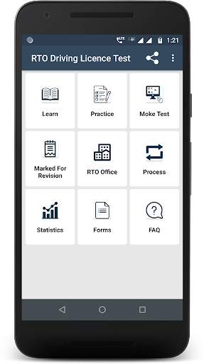 RTO Driving Licence Test screenshot 2