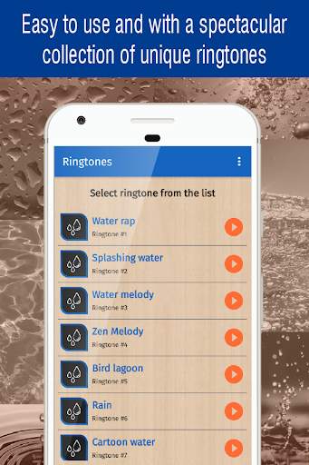 ringtones water for phone, water sounds free screenshot 2