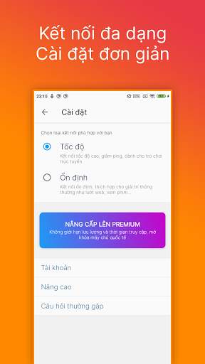 VPN Free: Giảm ping & tăng tốc độ mạng screenshot 5