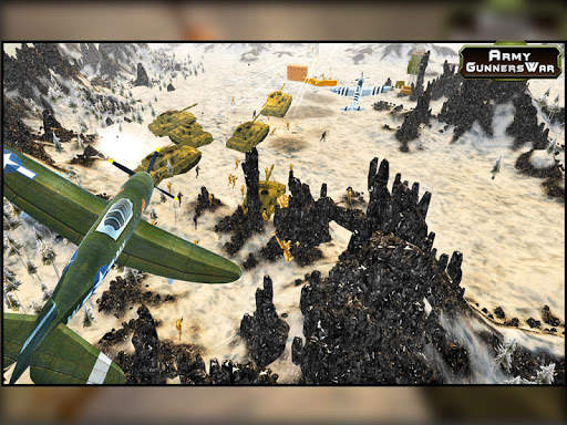 Heavy Gunners Battle Army War screenshot 1