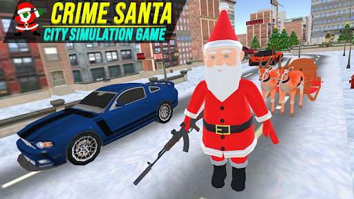 Santa Claus Rope hero Crime City Action Game screenshot 1