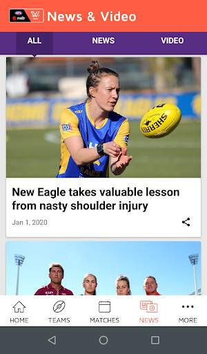 AFLW Official App screenshot 5