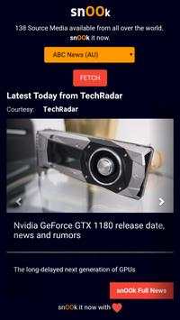 snOOk News Lite screenshot 1