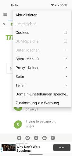 Privacy Browser - Ad Supported screenshot 3