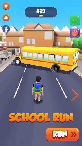 School Run 3D - Endless running game screenshot 1