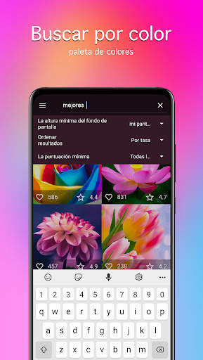 Fondos de pantalla con flores screenshot 3