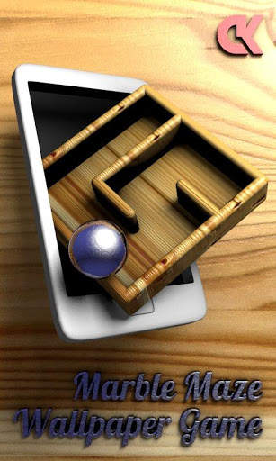 Marble Maze Wallpaper Game screenshot 1