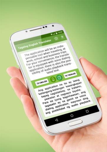 Tagalog English Translator screenshot 1