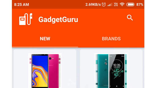 Gadget Guru Mobile specifications app screenshot 1