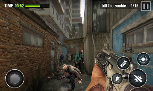Zombie Invasion Dead Hunter Last Survival 3D screenshot 1