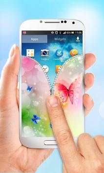 Butterfly Zipper Lock Screen screenshot 3