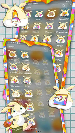 Paper Bunny Theme screenshot 4