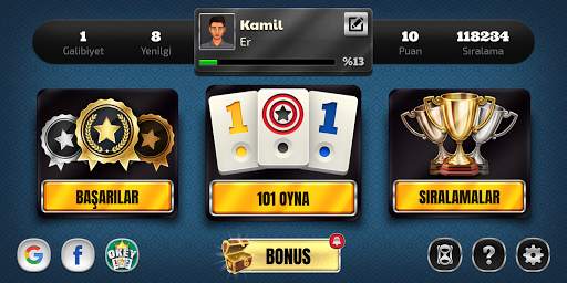 101 Okey - İnternetsiz screenshot 5