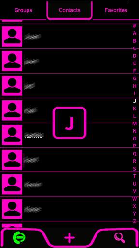 THEME NEON PINK FOR EXDIALER screenshot 3
