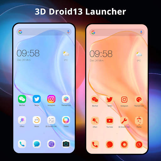 3D Droid13 Launcher screenshot 1
