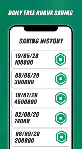 Free Robux Saver - Free RBX Saver 2021 screenshot 1