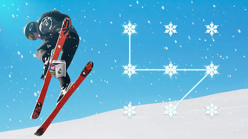AppLock Live Theme Skiing – Paid Theme скриншот 4