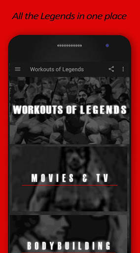Workouts of Legends screenshot 3