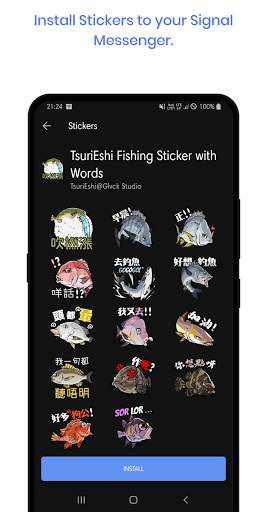 Signal Messenger Stickers|Sticker for Signal screenshot 6