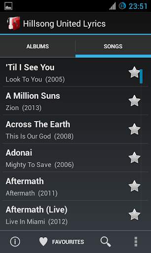 Hillsong Lyrics screenshot 1