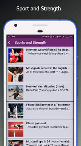 Guinness World Records List App скриншот 7