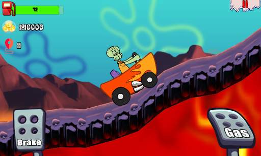 Sponge Kraby Car Hill Racing screenshot 8