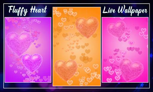 Fluffy Hearts Live Wallpaper screenshot 1