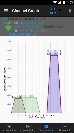WiFi Analyzer (open-source) screenshot 12